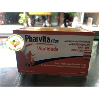 PHARVITA PLUS 60 Viên- bồi bổ cơ thể, hỗ trợ người suy nhược cơ thể