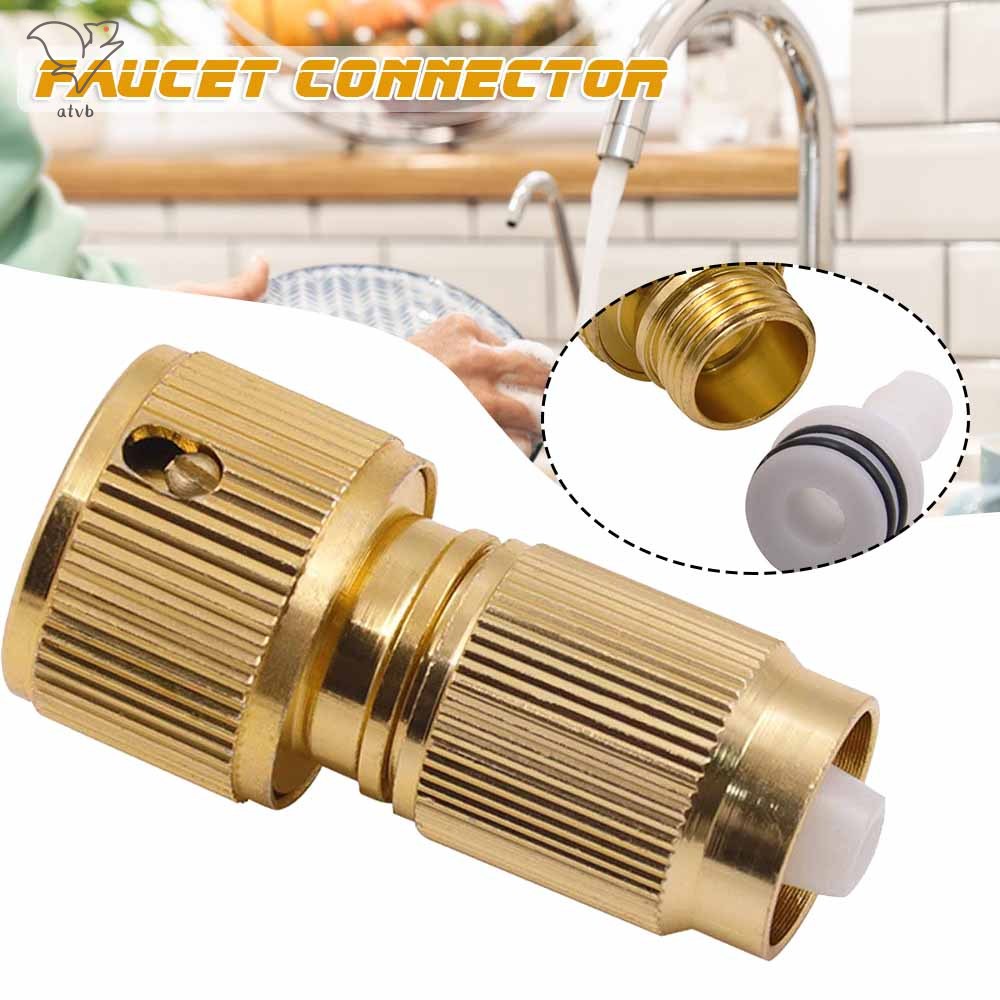 Đầu Nối Ống Nước Bằng Hợp Kim Nhôm Đồng Thau Cứng Có Thể Kéo Dài 6.25 * 3.20 * 3.20cm Dành Cho Rửa Xe Hơi