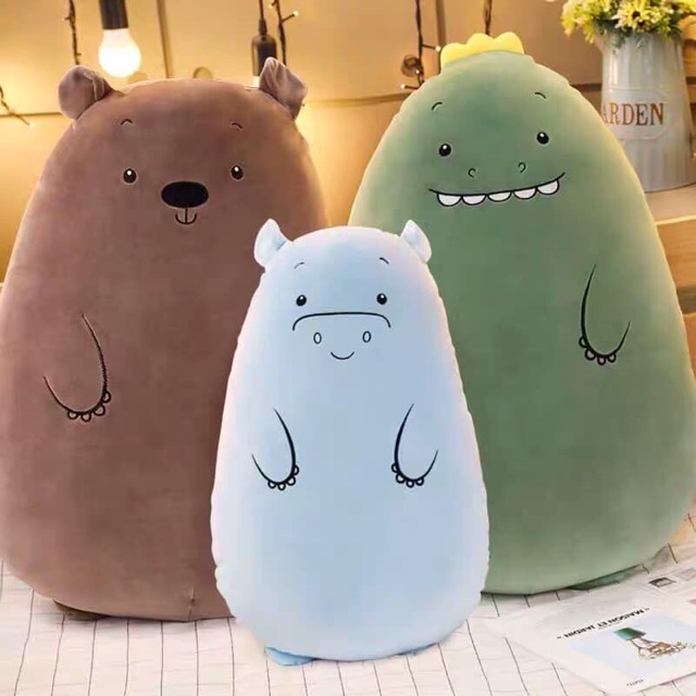 Gấu bông gối ôm hình thú