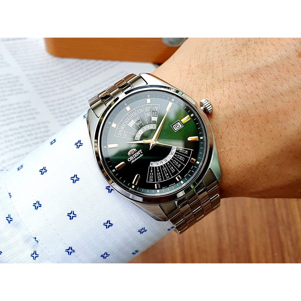 Đồng hồ nam chính hãng Orient RA-BA0002E10B Lịch vạn niên - Máy cơ tự động - Kính cứng - New model 2022