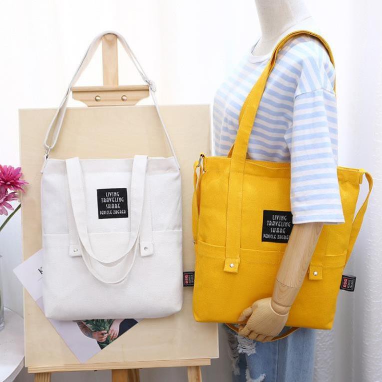 Túi tote vải Living phong cách ulzzang Hàn Quốc TX88