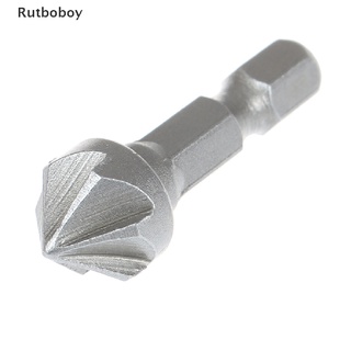 [Rut] 6 Flute Countersink Drill Bit Chamfer Cutting Woodworking Tool hexagon handle VN551