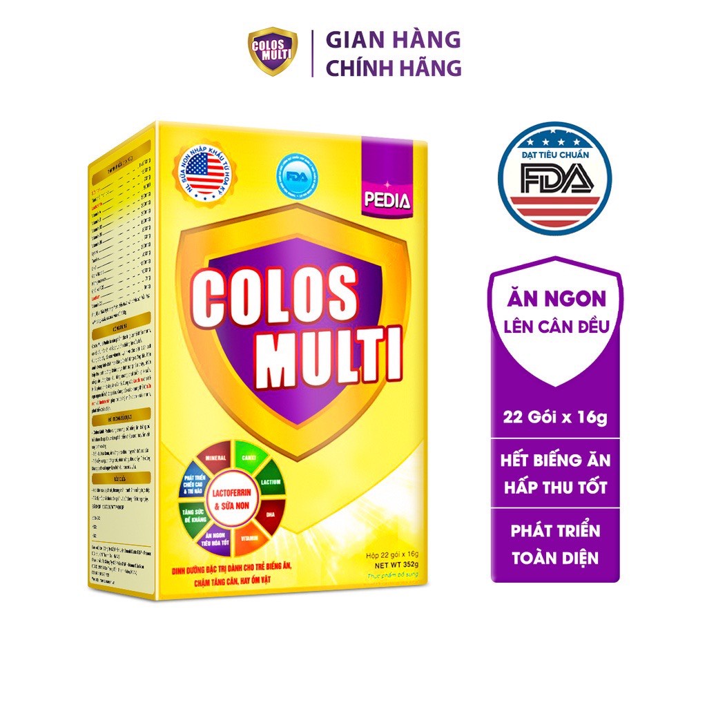 Sữa Non Colos Multi Pedia 352g Hsd 5/2025