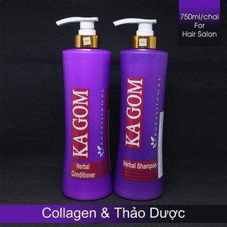Combo cặp dầu gội + dầu xả thảo dược kagom