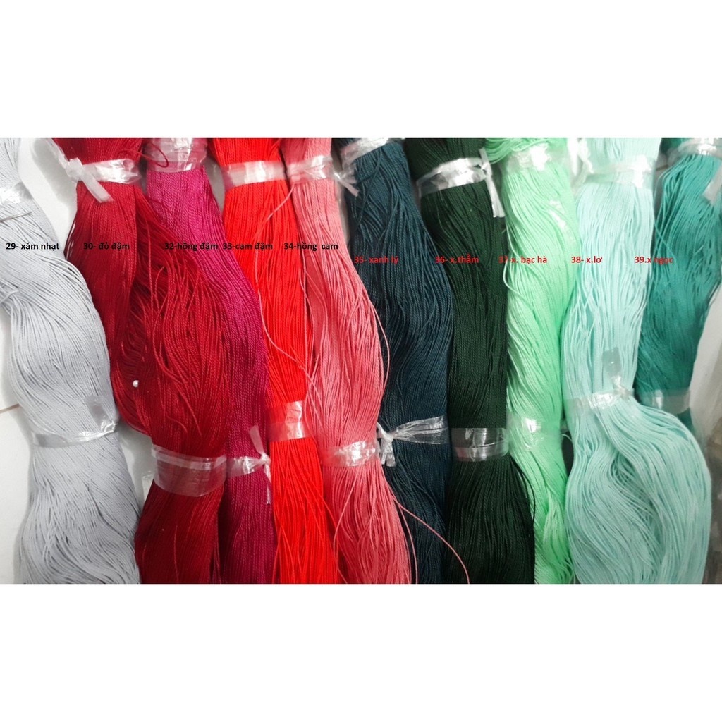 10m dây sáp wax đài loan size 1mm đan vòng không thấm nước (màu 20-màu 39)