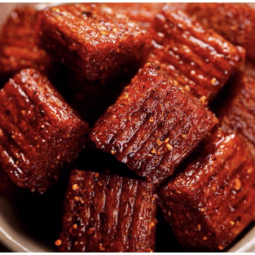 Thịt Hổ đen gói to 250gr - Que cay ăn vặt Trung Quốc
