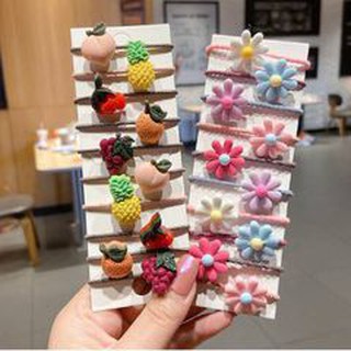 Vỉ 10 Dây Buộc Tóc Cho Bé Gái Siêu Cute