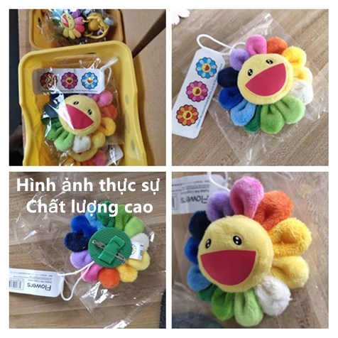 Trâm Cài Áo Hình Hoa Hướng Dương Hoạt Hình Dễ Thương