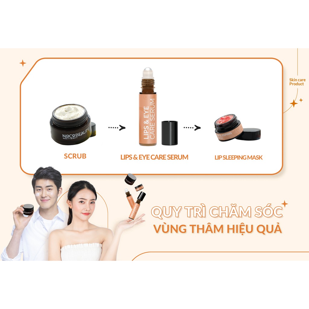 Tẩy Tế Bào Môi NACOBEATY giúp làm Hồng Môi 20g