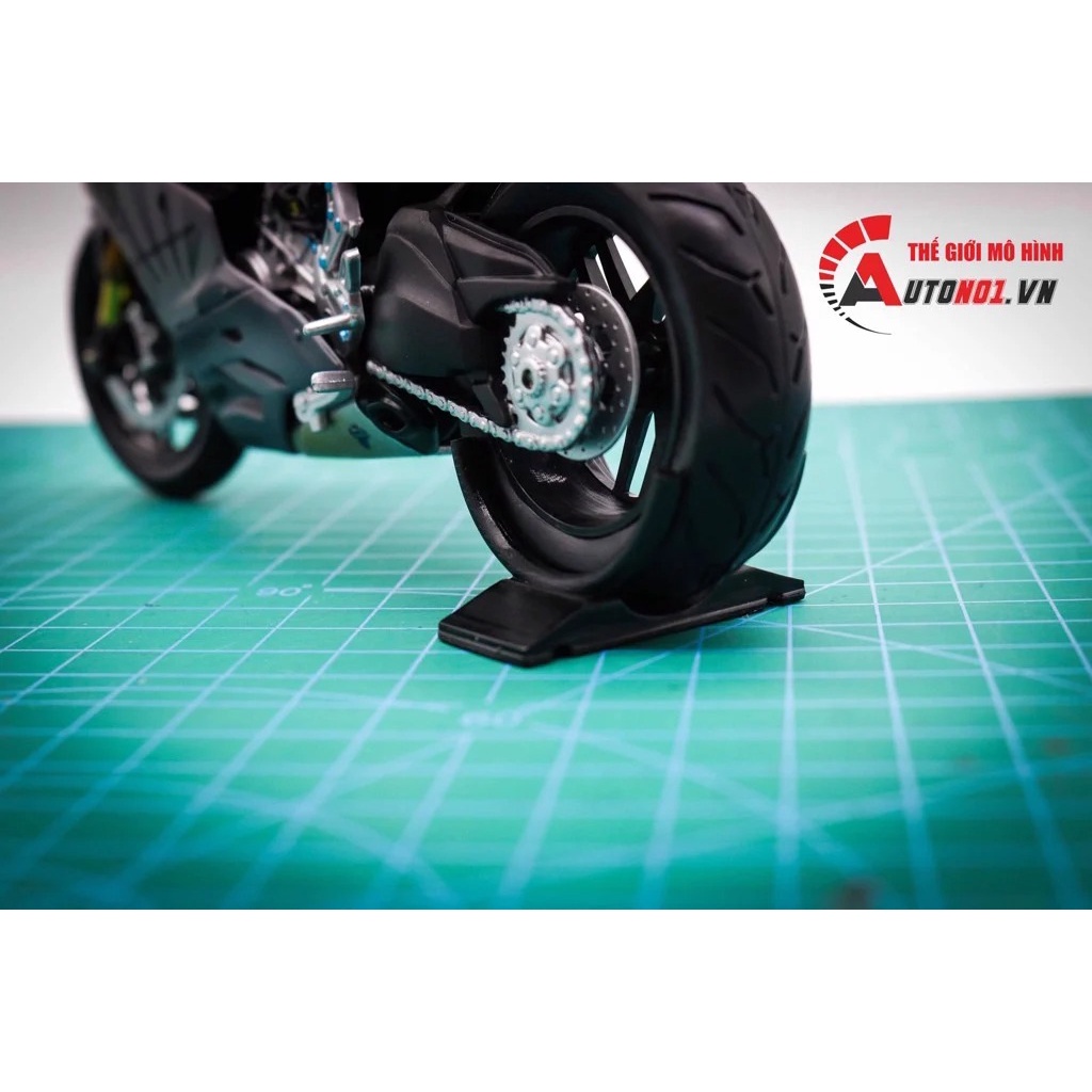 Phụ kiện ben nâng bánh sau - kẹp bánh sau - 1 gắp màu đen - stand cho mô tô 1:12 Autono1