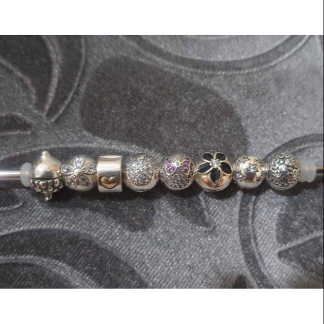 Charm dạng kẹp clip bạc 925