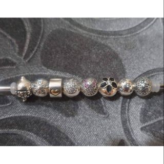 Charm dạng kẹp clip bạc 925