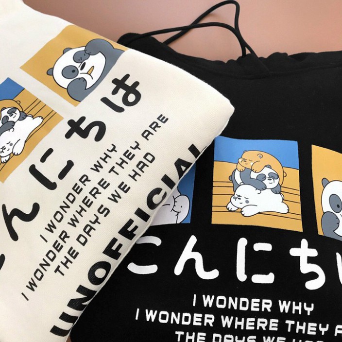 ÁO HOODIE - ÁO KHOÁC NỈ NGOẠI Tay Phồng Form Dơi (HD2430 - UNOFFICIAL) (Tino Shop) | BigBuy360 - bigbuy360.vn