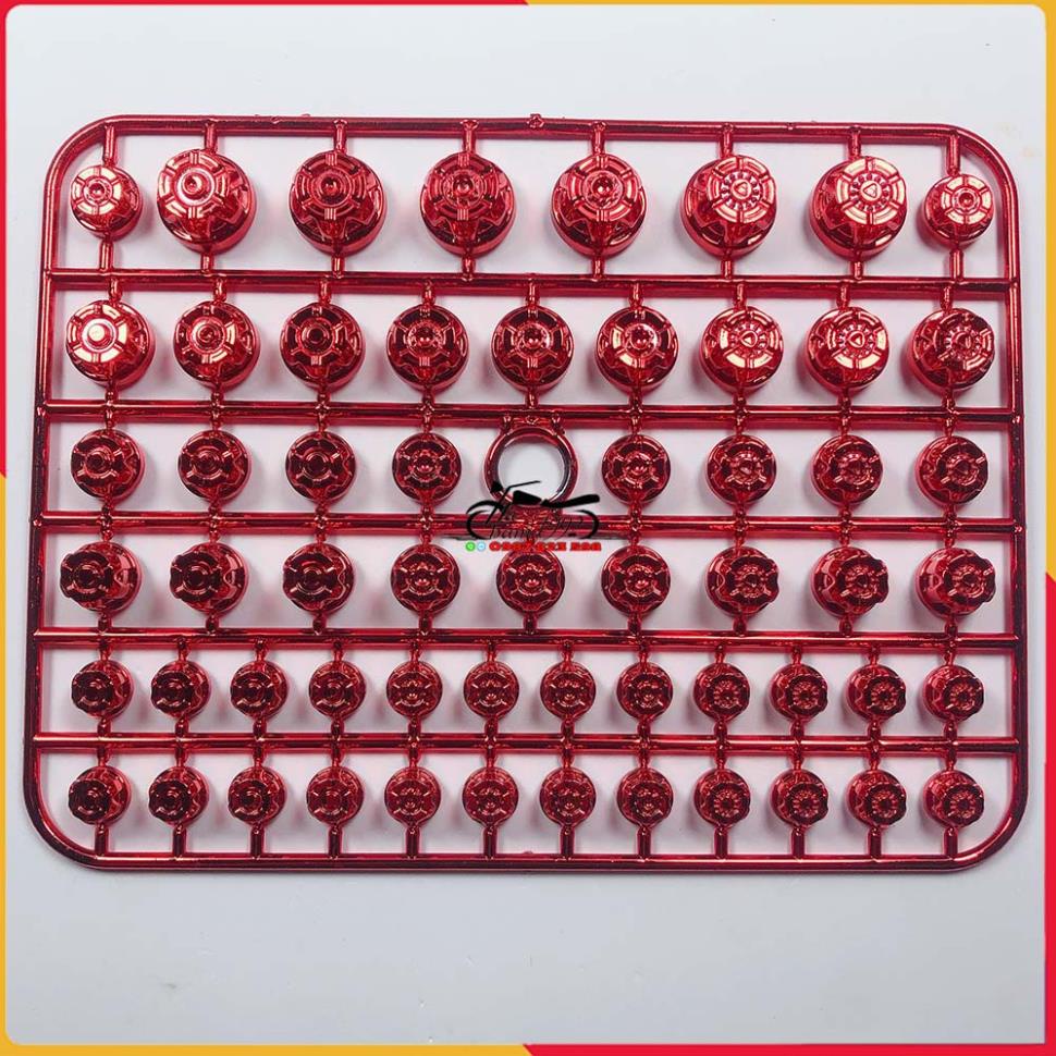 ✅ 1 Vỉ Chụp Ốc Màu ( 58 con ) Nhiều Size ✅