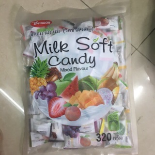 Kẹo dẻo Thái Lan Milk soft candy mix 12 vị