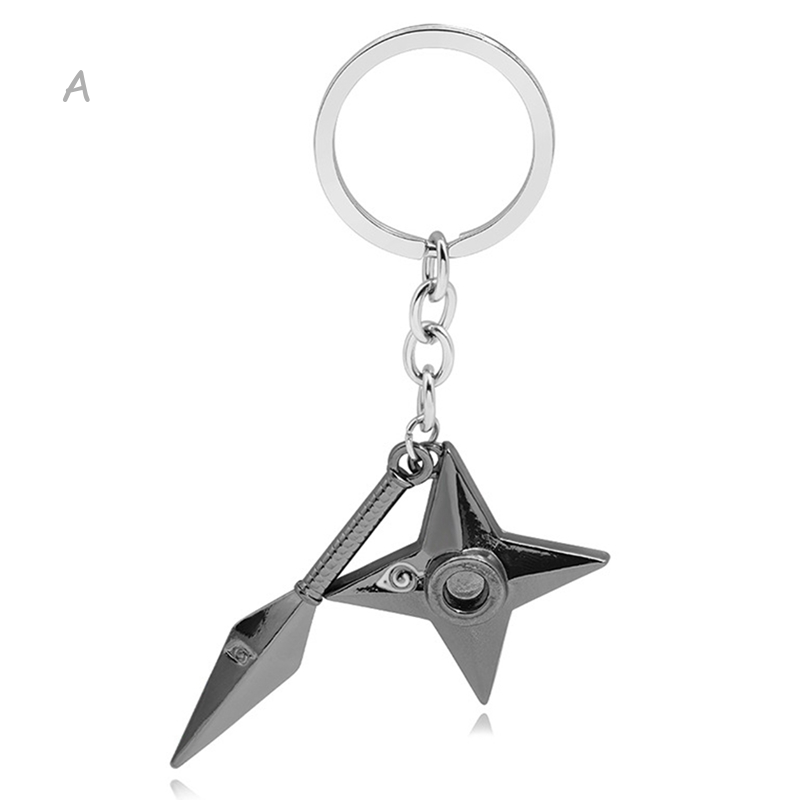 Móc Gắn Chìa Khóa Naruto Uzumaki Sasuke Kakashi 3 Kunai