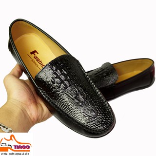 giày mọi nam da bò