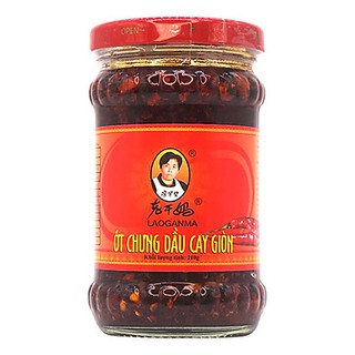 Ớt Chưng Dầu Laoganma Vị Cay Giòn 210gr/ Ớt Chưng Dầu Cay Giòn - Chính Hãng Laoganma