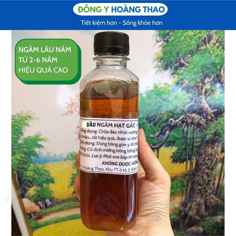 ✅Dầu Xoa Bóp Ngâm Hạt Gấc nguyên chất 330ML - giảm đau nhức xương khớp, tiêu sưng