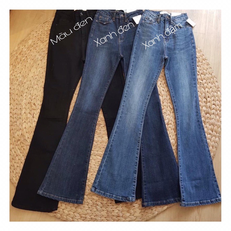 Quần Jean Nữ Ống Loe Dáng Dài Sofm Wear Dài 100cm ZR97