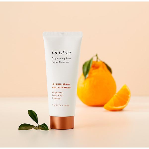 HÀNG CHÍNH HÃNG - Sữa rửa mặt vỏ quýt INNISFREE white pore facial cleanser
