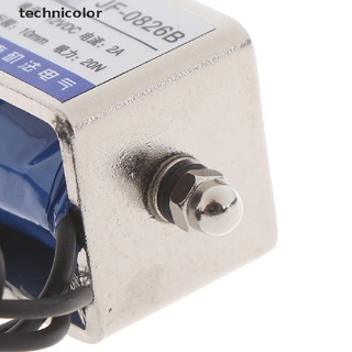 technicolor JF-0826B 12V/2A 10mm 20N push pull type open frame solenoid electromagnet TYG