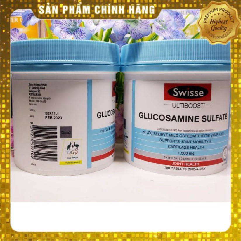 GIÁ CỰC ĐÃ Viên uống bổ sung sức khỏe sụn khớp Swisse Glucosamine Sulfate 1500mg 180 viên GIÁ CỰC ĐÃ
