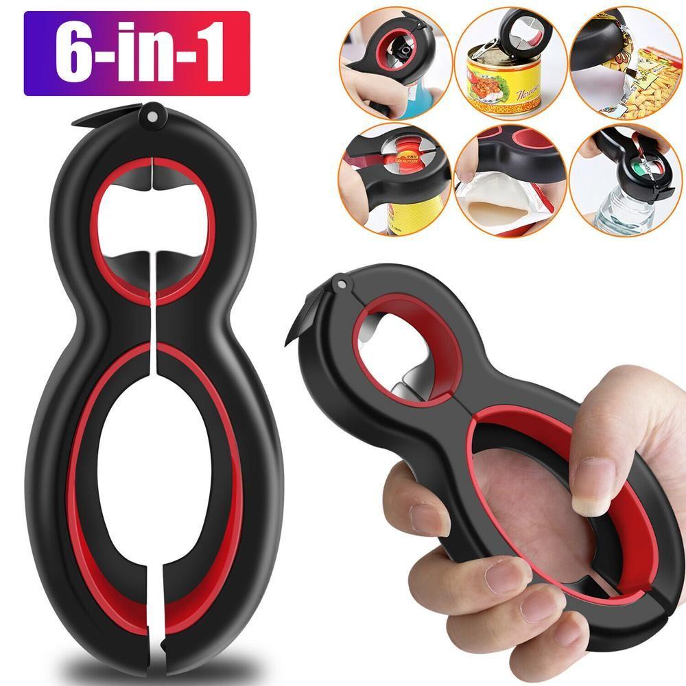 Dụng Cụ Mở Nắp Chai Đa Năng 6 Trong 1