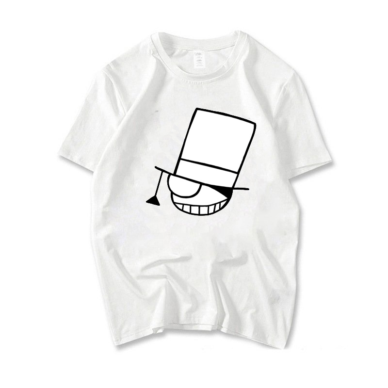 Áo thun phông trắng in hình Kaito Kid chibi anime thời trang nam nữ cá tính