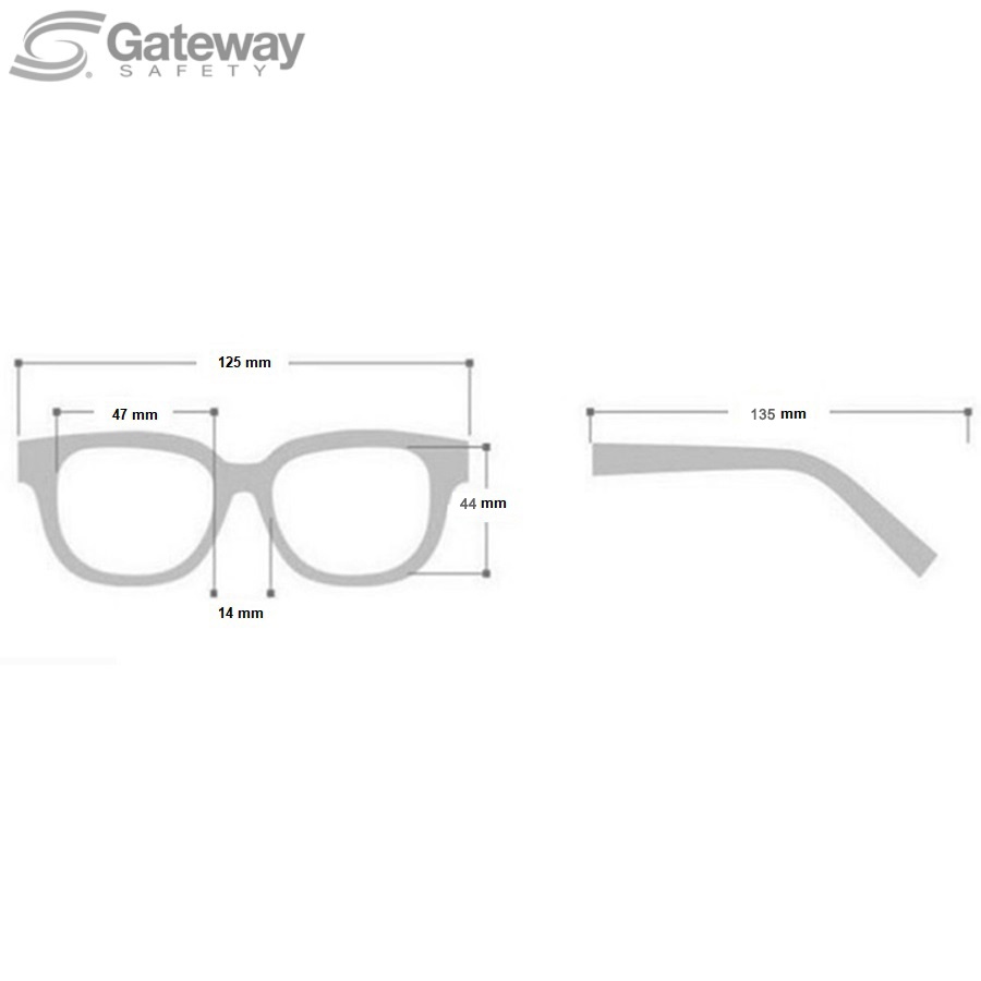 Kính trẻ em Gateway Safety HD Polaroid 20 đến 40 kg thay tròng cận