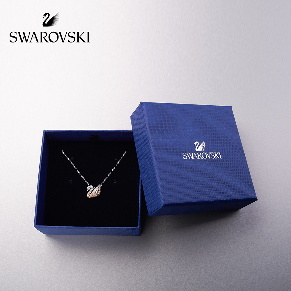 FREE SHIP Dây Chuyền Nữ Swarovski ICONIC SWAN Màu Gradient Thiên nga Nhỏ Necklace Crystal FASHION cá tính Trang sức trang sức đeo THỜI TRANG