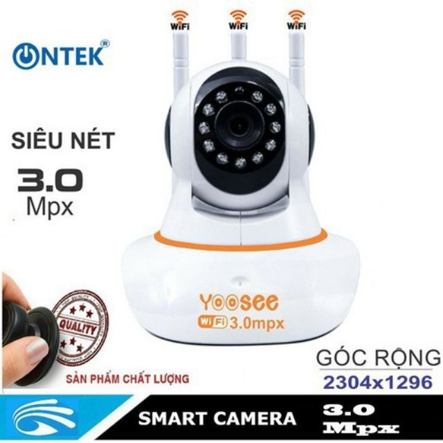 [Mã ELCA5 giảm 7% đơn 500K] Camera YOOSEE Wifi 3 Râu 3.0Mpx