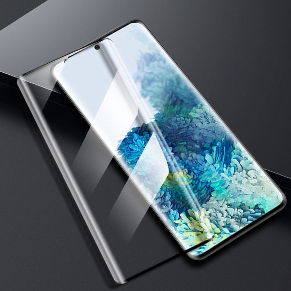 Kính cường lực bảo vệ toàn màn hình điện thoại cho Samsung S20 Plus S21 Ultra S10 S10+