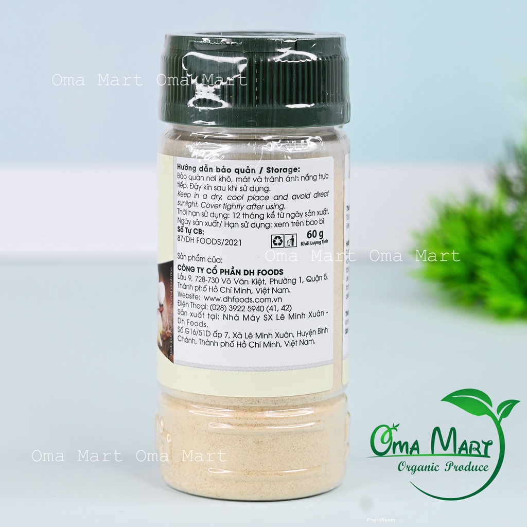 Tỏi bột nguyên chất Dh foods 60g