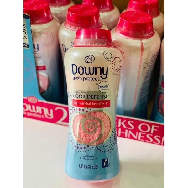 Hạt xả Downy Mỹ Unstopables In-wash Scent Booster Fresh 859g và 1.06kg