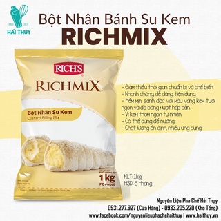 Bột trộn sẵn làm nhân bánh Su Kem Richmix 1kg