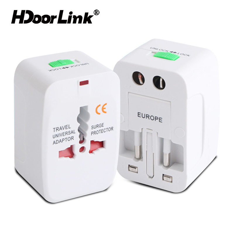 Đầu cắm đổi nguồn HdoorLink du lịch đa năng Eu Au Us tiêu chuẩn