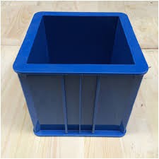 Khuôn đúc mẫu bê tông lập phương bằng nhựa 150x150x150mm màu xanh