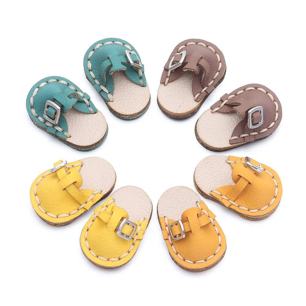 Giày Búp Bê LAYOR1 Bằng Da Bò Handmade Dành Cho Búp Bê obitsu11GSCbody9OB11