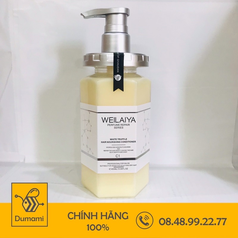 Bộ gội xả phục hồi đa tầng ủ nấm Truffle Weilaiya phục hồi tóc khô xơ, yếu, hư tổn