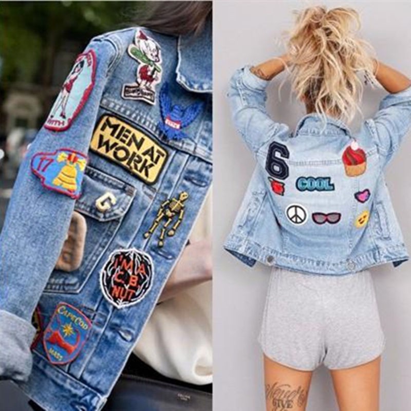 Set 10 Miếng Vá Ủi Quần Áo Hình Trái Tim Xinh Xắn