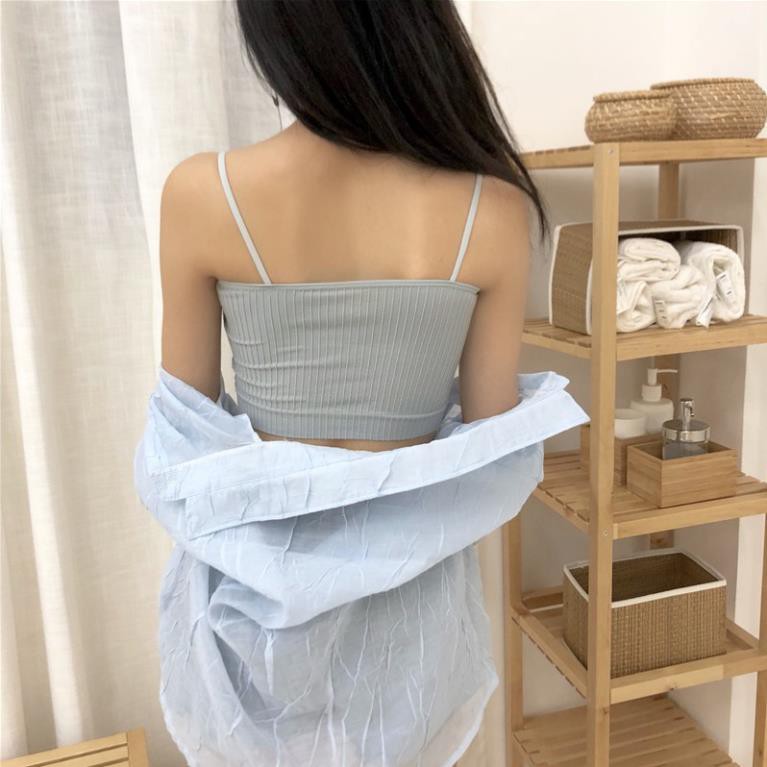 Áo bra quây 2 dây sexy chất cực mát, Áo ngực thể thao, tắm biển, đi bơi co dãn thoải mãi, có mút đệm ngực 1641 bbgr 😍