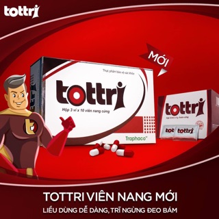 TOTTRI giúp làm co búi trĩ,bền vững thành mạch,giảm trĩ tái phát.