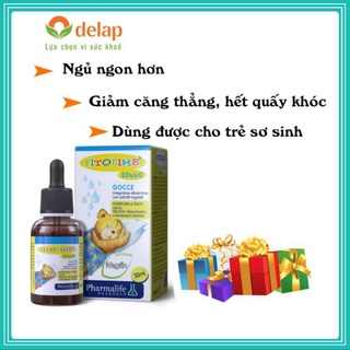 Fitobimbi Sonno, Thảo dược giúp bé ngủ ngon, ngủ sâu giấc, giảm căng thẳng thần kinh ở trẻ, bổ sung vitamin cho trẻ