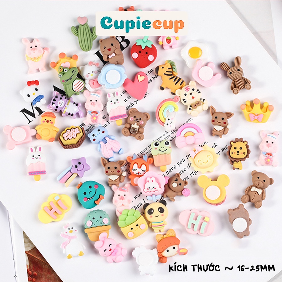 Sticker 3D Hình Con Vật, Hoa Quả Dễ Thương Kèm Keo Dán Siêu Chắc Trang Trí Cốc, Sổ Tay PK050