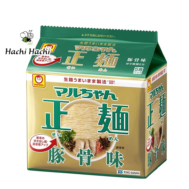 MÌ KHÔNG CHIÊN MARUCHAN VỊ TONKOTSU XƯƠNG HẦM 440G (88G X 5 GÓI) - Hachi Hachi Japan Shop