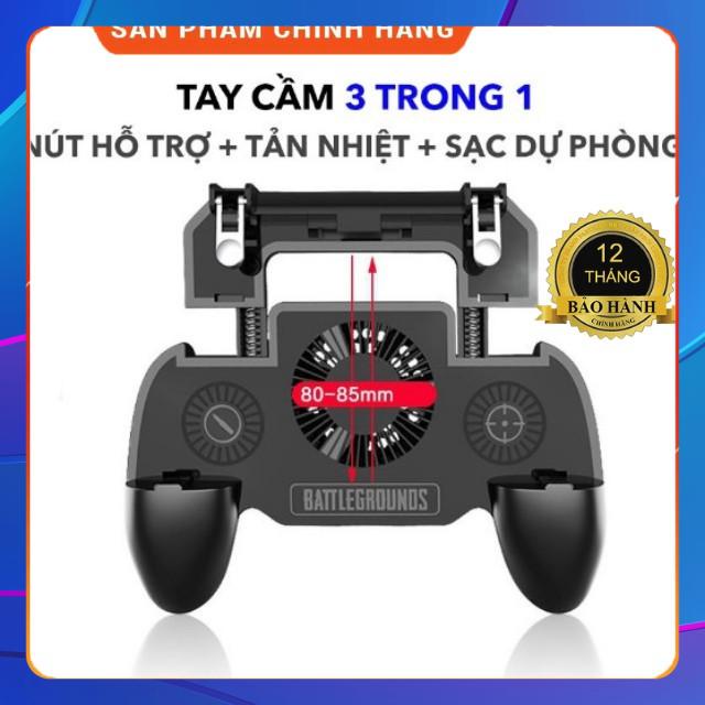 [ BH 12 Tháng ] Tay cầm chơi game PUBG Freefire Các Loại Game Tích HợpTản Nhiệt Và Sạc Dự Phòng Cho ĐiệnThoại