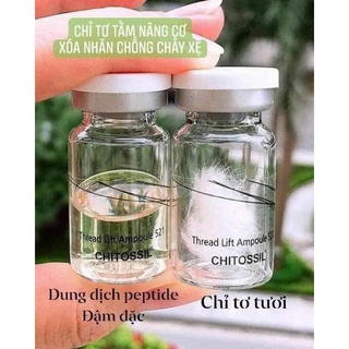 Cấy chỉ tơ tằm chitossil hàn quốc - chỉ cần bôi mà lại đẹp như căng chỉ