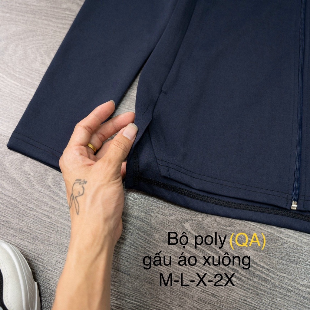 Bộ quần áo nam hàng cao cấp , quần áo thu đông nam chất đẹp không bai xù phong cách thể thao.