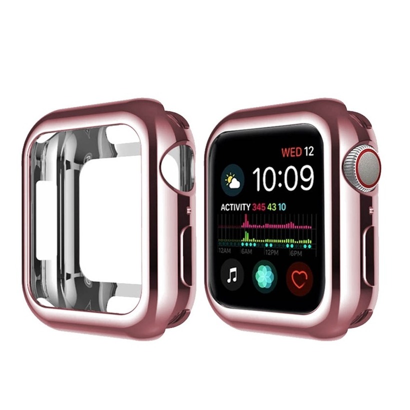 Ốp Bảo Vệ Mặt Đồng Hồ Thông Minh Apple Watch 40mm 44mm 38mm 42mm Series 5 4 3 2 1